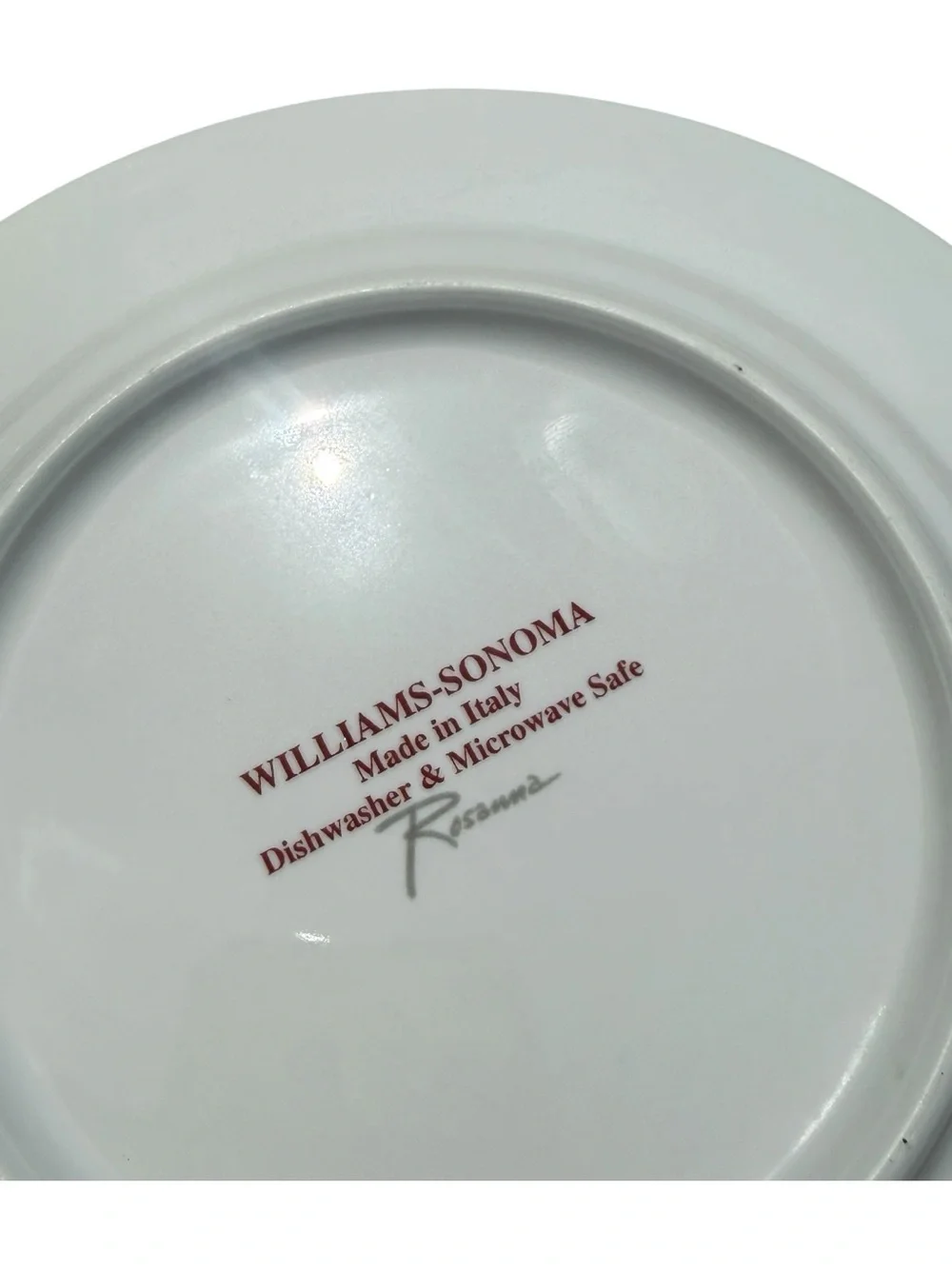 Williams Sonoma Rosanna Harvest Market Fruit Salad Plates Set of 6 Italian 8”